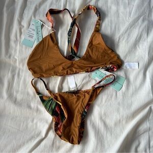 nwt san lorenzo cascade bikini set
